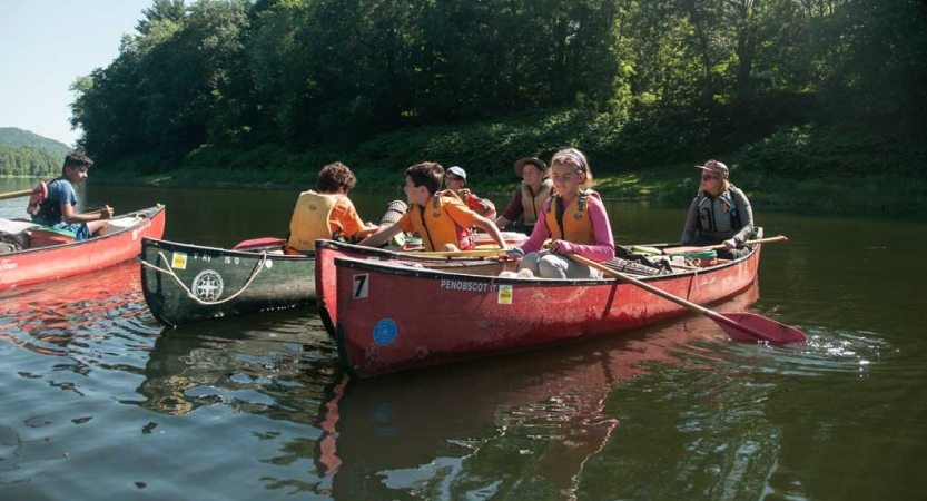 canoeing wilderness program for teens near philadelphia 